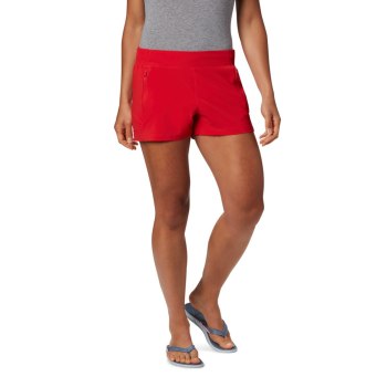 Columbia PFG Tidal II, Pantalones Cortos Rojos Para Mujer | 670489-KEQ